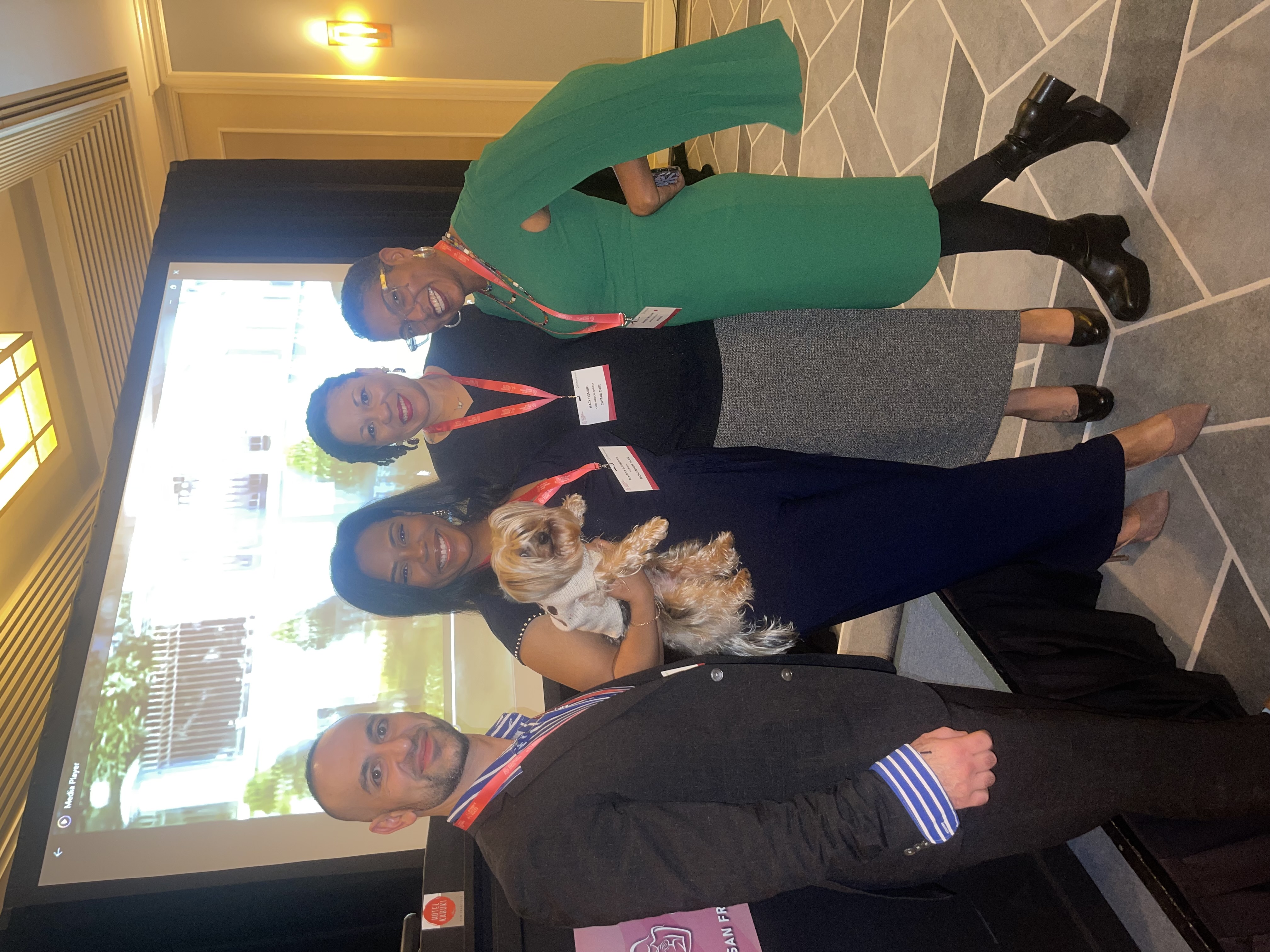 Alex Yarijanian at a healthcare networking event